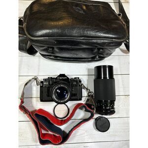 CANON A-1 Camera w/‎  2 lenses bundle